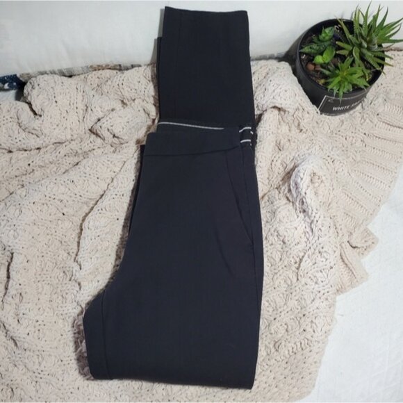 Zara Striped Waistband Cigarette Highwaisted Trouser Ankle Pants- Xs - Picture 16 of 16